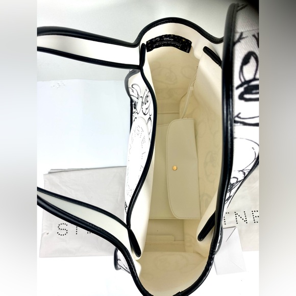 Stella McCartney Disney Fantasia Mickey Mouse Cotton X-Large Tote With Pouch NEW - Picture 11 of 17